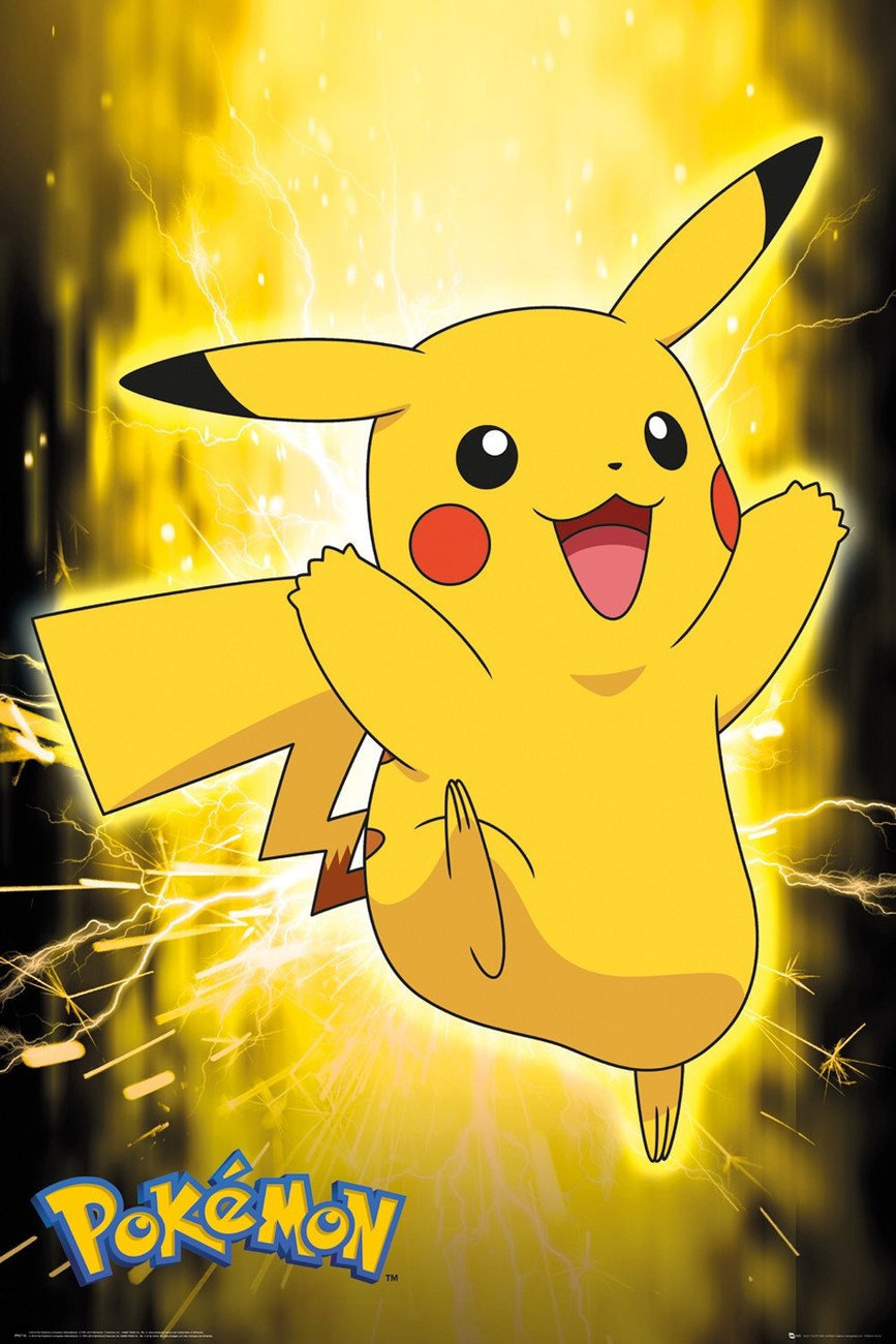 Pikachu character artwork - original image for QART QR code transformation demonstration